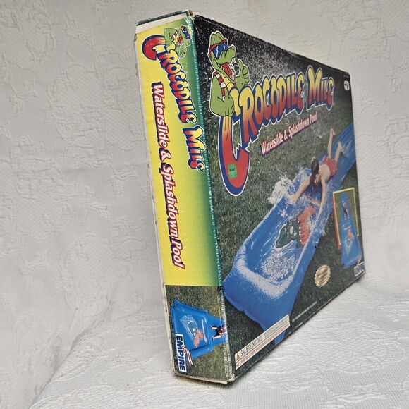 Empire Crocodile Mile Waterslide Splashdown Pool As Seen On TV Real Wet Game Toy - Picture 2 of 9